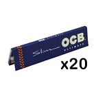 20 X Ocb Ultimate King Size Slim Ultra-Thin Cigarette Rolling Papers