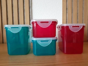 4x Lock Lock Dosen 600ml / 850ml Capriblau-Beere Frischhaltedosen - Bild 1 von 3