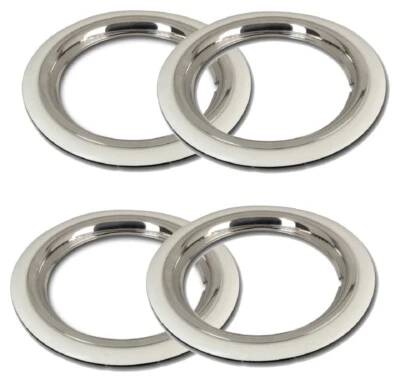 Felgenringe + Weißwandringe 16" Radzierblenden passend für Mercedes BMW Opel MG - Bild 1 von 4