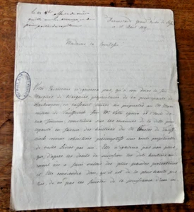 Allemagne 1814 lot 2 lettres du Grand marechal de la cour du duché de Hesse - Picture 1 of 9