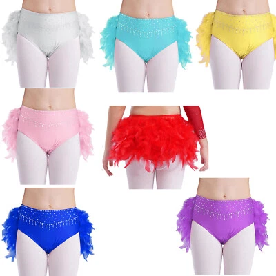 Girls Dancewear Contemporary Panties Tango Costume Lyrical Briefs Active Shorts - Image 1 of 3