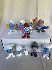 Mcdonals Smurfs Figures Happy Meal Toy 2013  Lot Of 9