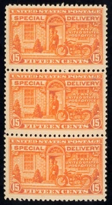 US Scott E13 Mint NH OG 15c deep orange Motorcycle Delivery Lot V100 bhmstamps - Picture 1 of 2
