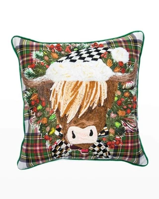 NWT MACKENZIE-CHILDS Highland Fling Pillow Cover 20" - Image 1 of 3