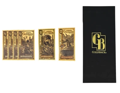 Arizona 5 Goldback Starter Pack (5 Arizona Goldbacks & Sleeve) *PRÉ-VENDA* - Imagem 1 de 4