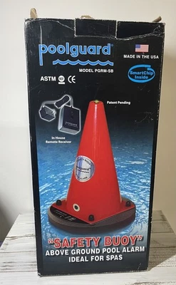 NUEVO Poolguard PGRM-SB Sobre el Suelo Piscina y Spa Seguridad Boya Alarma Hecho en EE. UU. Foto 1 de 4