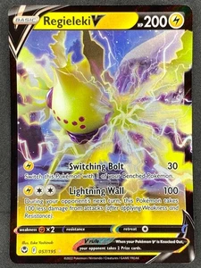 Pokémon Regieleki V 057/195 SIT Silberner Sturm NM - Bild 1 von 2