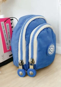 kipling Mini Backpack Seoul Keychain Bouncy Blue - Picture 1 of 5