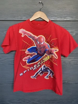 Vintage Spider-Man 3 Promo T-Shirt Youth Boys Size XL (Pics) Marvel Comics Y2k - Image 1 of 4