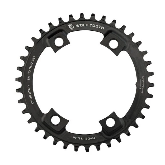 Plato Wolf Tooth Components 40T Drop-Stop: para Shimano Road 110 Foto 1 de 1