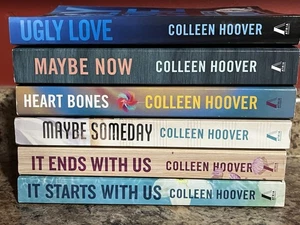 6 Book Lot Colleen Hoover It Starts With Us It Ends Paperback Heart Bones Maybe - Bild 1 von 7
