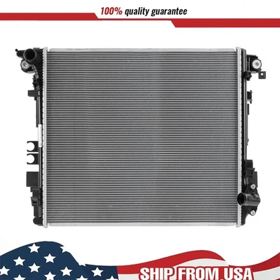 CU13754 Aluminium Radiator for 2018-2023 Jeep Wrangler Gladiator 2.0L 3.0L 3.6L Foto 1 de 4