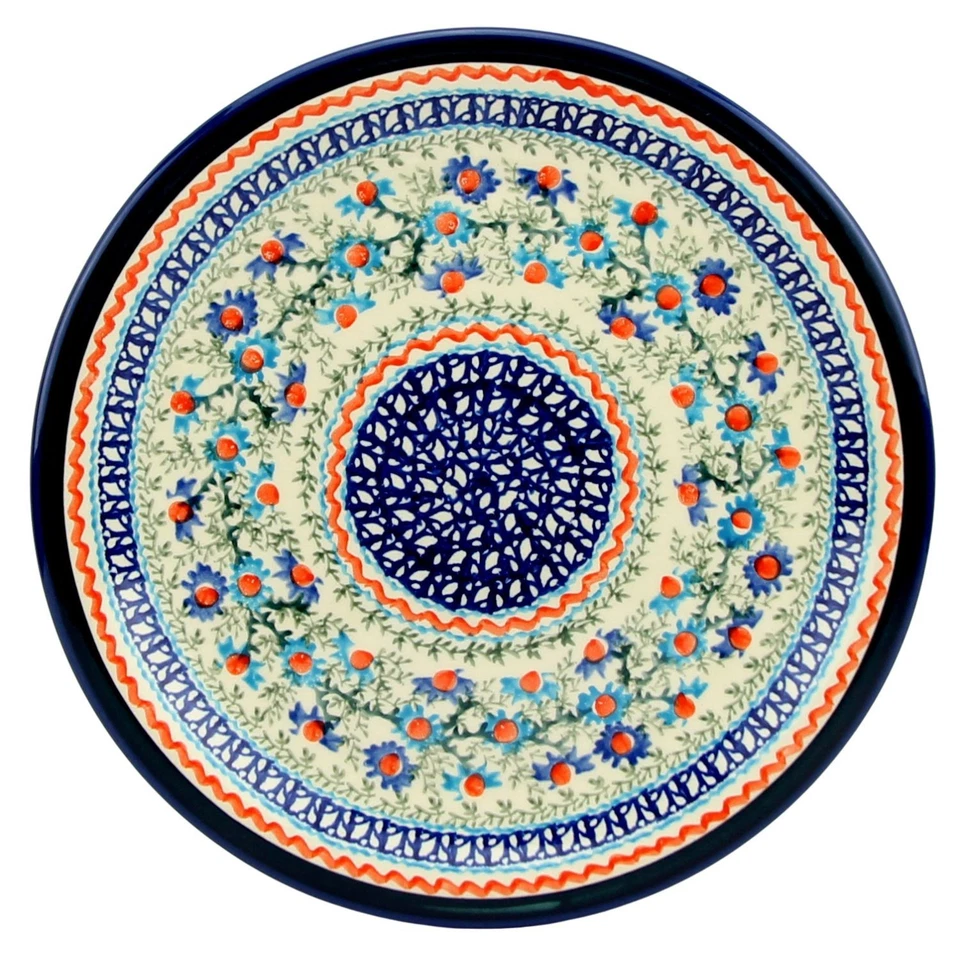 Polish Pottery Dinner Plate 10.75" GU1014/du157 from Zaklady Boleslawiec