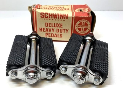 Schwinn bicycle 1/2" DELUXE Heavy-Duty bicycle PEDALS Cruiser Cycle Truck 57 550 - Image 1 of 4