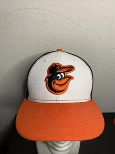 New Era 59Fifty Orange/White MLB Baltimore Orioles On Field Fitted Cap Hat 7 5/8 - Picture 1 of 6