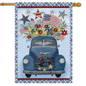 Briarwood Lane Celebrate America Pickup House Flag - Picture 1 of 4