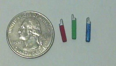 Dollhouse Miniature 3 disposable cigarette lighters Set 1:12 C132 Dollys Gallery