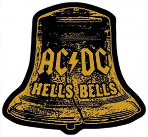 AC/DC ACDC - Patch Aufnäher Hells Bells Cut Out 9x10cm - Bild 1 von 1