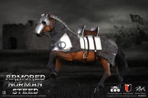 COOMODEL  1/6 Scale - Series of Empires — ARMORED NORMAN STEED - RARE! - Picture 1 of 10