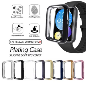 TPU Protector For Huawei Watch Fit 2 Bumper Plated All-Around Bumper Case Cover - Picture 1 of 19