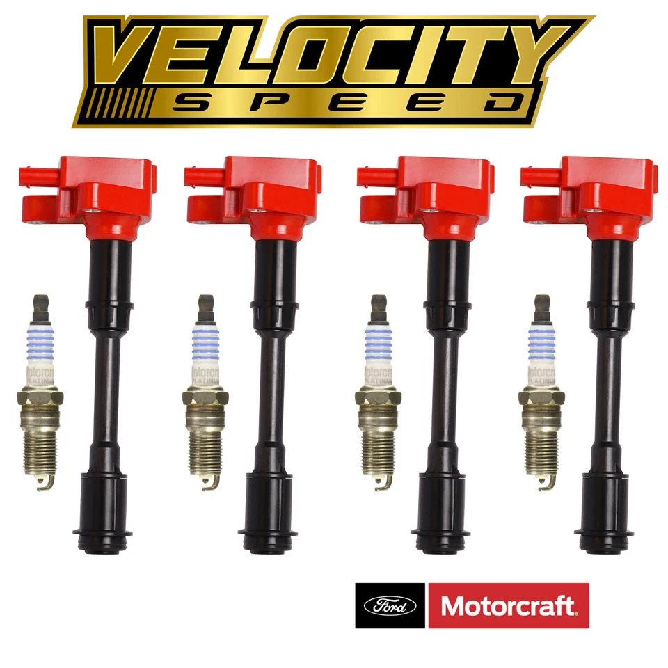 Подходит для свечей зажигания 2013-2016 Ford Escape Motorcraft + катушки зажигания UF674 Energy - Изображение 1 из 1