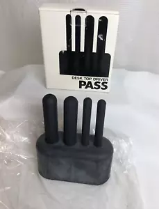 Vintage Screwdriver Desk Top Set from Wakita Hi-Tecs Inc Japan Design Mihara NEW - Picture 1 of 13