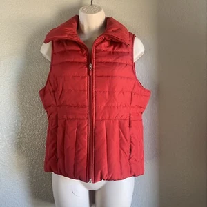 Women’s Kenneth Cole Reaction Down Filled Puffer Vest, Red, Small - Picture 1 of 5