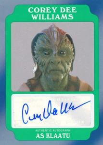 Star Wars Rogue One Mission Corey Dee Williams Klaatu Auto Autograph - Picture 1 of 1