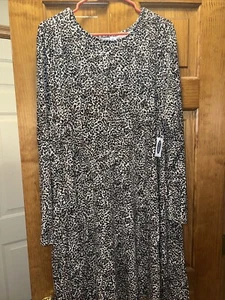 NWT Old Navy Women's XXL Polyester Dress Leopard Print - Picture 1 of 1