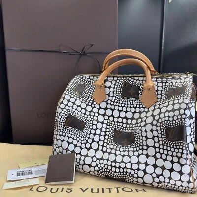 Bolso de Mano Louis Vuitton Speedy 30 Yayoi Kusama Edición Limitada en Blanco Foto 1 de 4