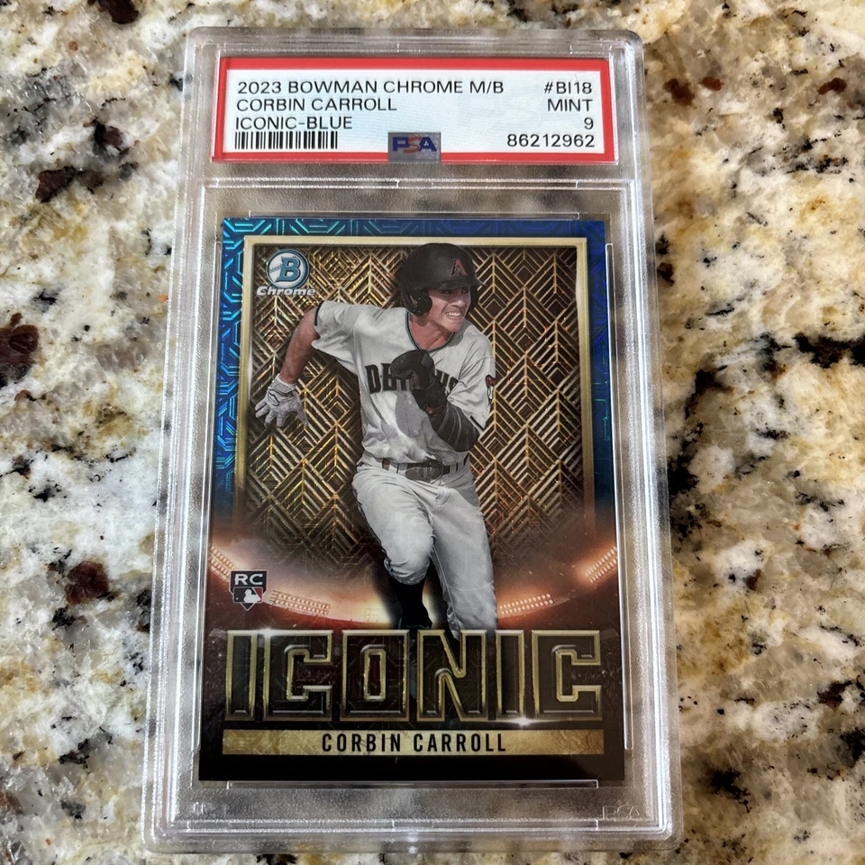 2023 Bowman Chrome #BI-18 Corbin Carroll Bowman Rookie Iconic Diamondbacks - Image 1 of 2