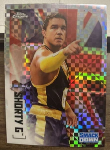 Shorty G 2020 WWE Topps Chrome X-FRACTOR Card Chad Gable - Picture 1 of 2