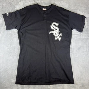 Vintage Men’s Majestic L Chicago White SOX #7 Tim Anderson Henley Shirt - Picture 1 of 10