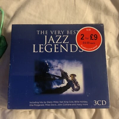 Various - The Very Best Jazz Legends 3CD (2015) 55 tracks NEW - Image 1 of 2