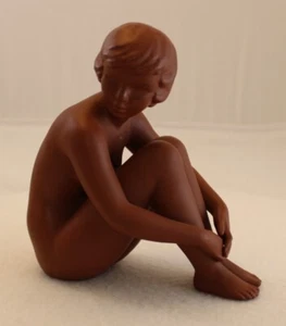 Goebel Archive Pattern Young Woman Sitting Nude Marked FN68 1962 - Picture 1 of 7