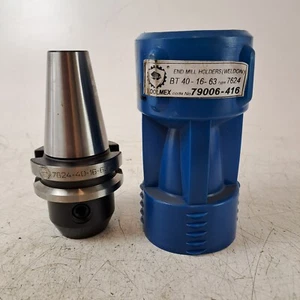 BT40 x 16mm Side Lock, 7624 - 40/16/63.  End Mill Tool Holder, New - Picture 1 of 10