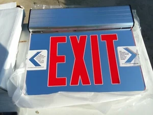 Monument 617120 Led Edge Exit Sign Light Double Face - Picture 1 of 7