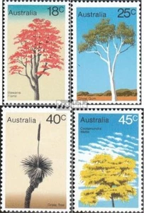 sellos Australia 1978 Mi 649-652 (completa edición) usado 1978 árboles - Imagen 1 de 1