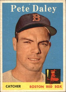1958 Topps Baseball Card #73 Pete Daley - EX