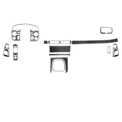 Juego completo de adornos interiores de fibra de carbono de 19 piezas para Honda S2000 2004-2009 Foto 1 de 4