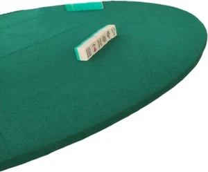 Game Table Cover Fitted Table Cloth Elastic Round Felt Poker Table Cover Protect - Picture 1 of 7