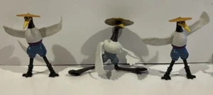 Kung Fu Panda Stork Figurines 2 Spinning Figures And Wing Flapping - Picture 1 of 2
