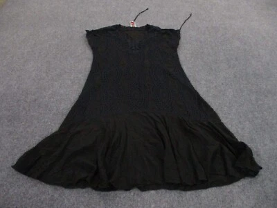 Vestido Johnny Was Adulto M Negro Verano Suelto Informal Ligero Pullover Para Mujer Foto 1 de 4