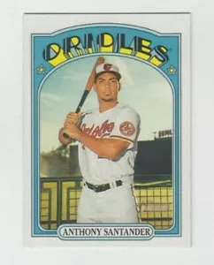 (9) Anthony Santander 2021 TOPPS HERITAGE BASE CARD LOT #377 BALTIMORE ORIOLES - Picture 1 of 1