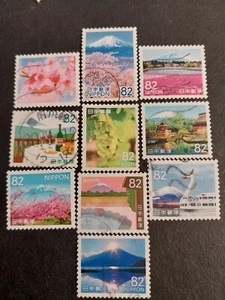 Japan Stamps Sc#4190 2018 my journey No.3 Stamps Set Of 10 - Picture 1 of 1