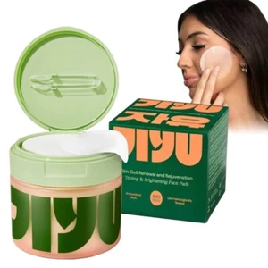 100/002Pieces Anti-Aging Toner Pads Minimizing Dark Spots Jiyu Skincare Wrinkle - Picture 1 of 14