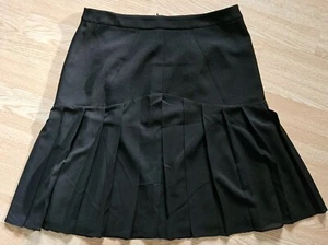 Jones Studio Separates Womens Sz 10 Black Skirt Fit & Flare Pleated Lined - Picture 1 of 4