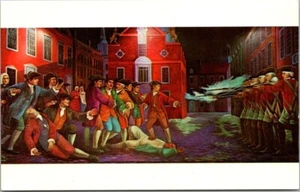 Drummer Boy Museum Boston Massacre Painting Cape Cod MA VTG Chrome Postcard A94 - Picture 1 of 2