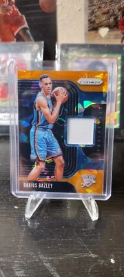 2019/2020 Panini Prizm Orange Ice Prizm Sensational Darius Bazley #ss-dbz - Image 1 of 4