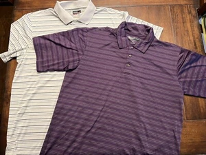 Pebble Beach Grand Slam Performance Polo Shirts Size XL Short Sleeve 2pc - Picture 1 of 4